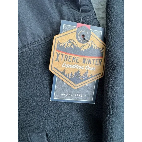 Mens Black Beverly Hills Polo Club Full-Zip Jacket 2X Polyester Expedition NWT - Picture 9 of 14